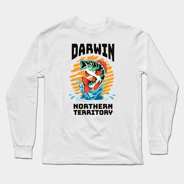 Darwin Barramundi Long Sleeve T-Shirt by Speshly